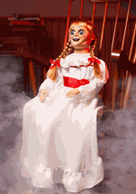25-Inch Animatronic Annabelle Doll Decoration 1