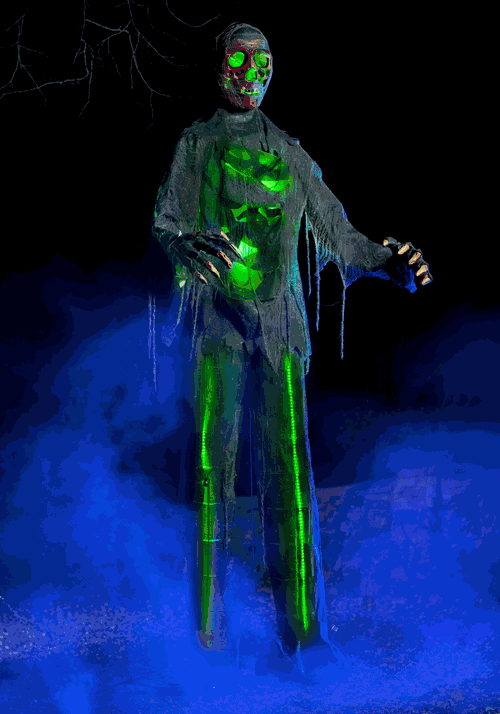 12FT Lighted Zombie Decoration upd