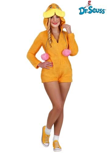 Womens Dr Seuss The Lorax Costume Romper