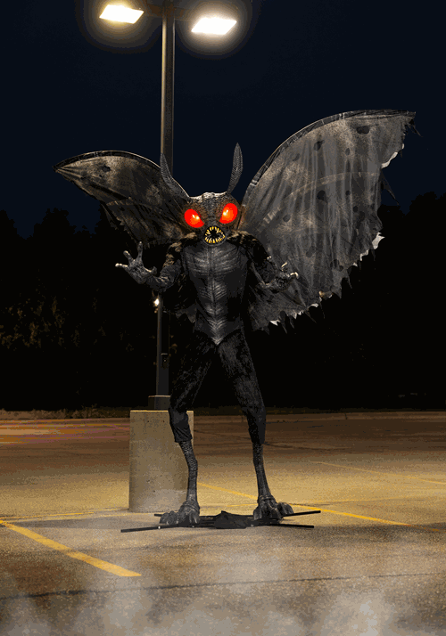 Animatronic Mothman Decoration Main