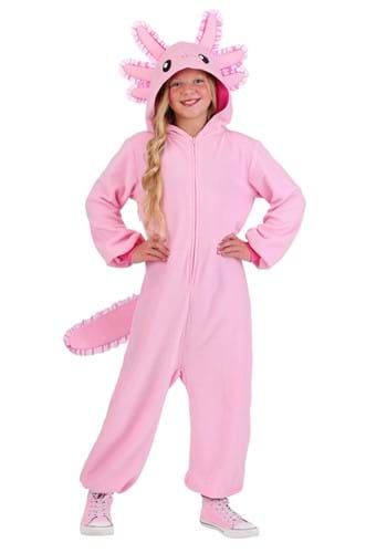 Pink Axolotl Kids Costume