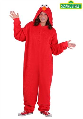 Elmo Zip Adult Costume Onesie