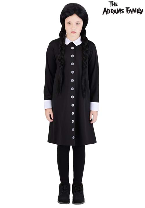 Essential Wednesday Addams Girls Costume