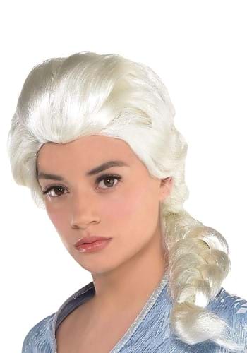Child Adult Disney Frozen Costume Elsa Wig Alt 1