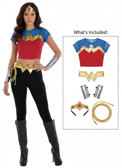 Womens Wonder Woman Costume Accessory Kit UPD