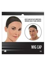 Adult Black Wig Cap Costume Accessory