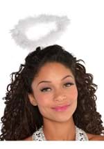 Marabou White Halo Adult Costume Accessory