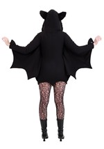 Womens Cozy Fleece Bat Zip Up Dress Costume Alt 2
