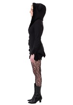 Womens Cozy Fleece Bat Zip Up Dress Costume Alt 3