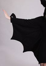 Womens Cozy Fleece Bat Zip Up Dress Costume Alt 7