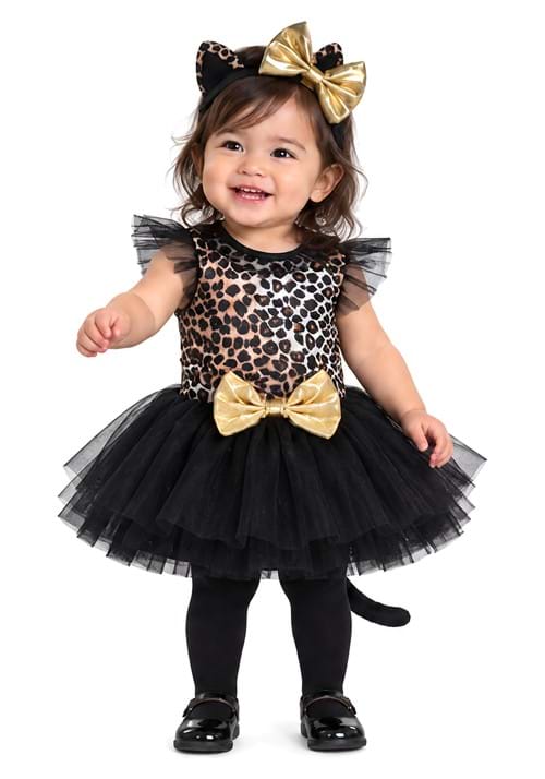 Girl's Cute Leopard Cat Infant Costume new