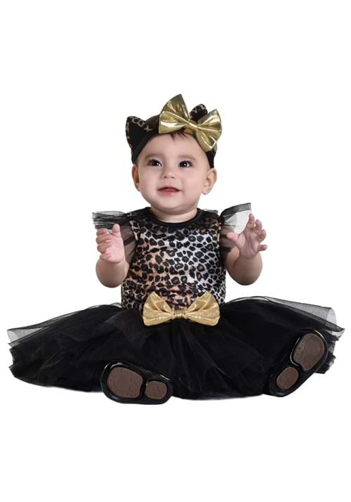 Girls Cute Leopard Cat Infant Costume