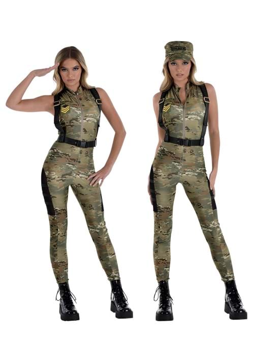 Soldier Jumpsuit Womens Costume