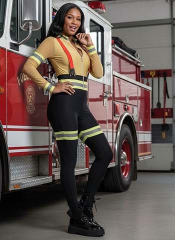 Classic Firefighter Womens Costume Main UPD