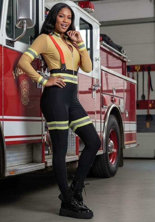 Classic Firefighter Womens CostumeUPD