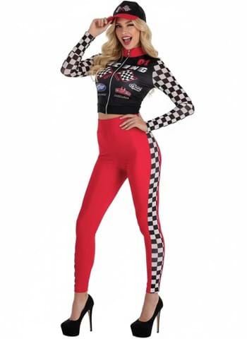 Race Car Driver Suit Womens Costume UPD