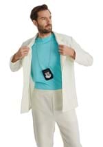 80s White Miami Cop Mens Costume Suit Alt 1