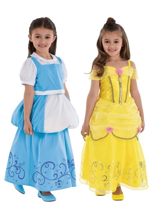 Girls Reversible Belle Toddler Costume Dress