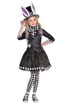 Dark Mad Hatter Girls Costume Dress