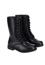 Combat Military Costume Boots for Kids Alt 2
