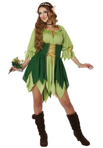 Woodland Elf Costume Dress for Women