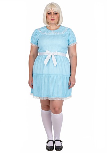 Plus Deluxe Creepy Twin Sister Womens Costume