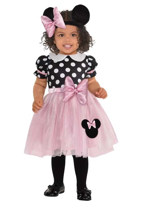 Girls Pink Minnie Mouse Infant Costume
