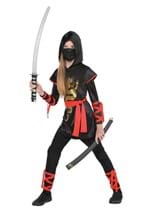 Gold Dragon Ninja Girls Costume