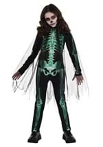 Glow Skeleton Reaper Costume for Girls