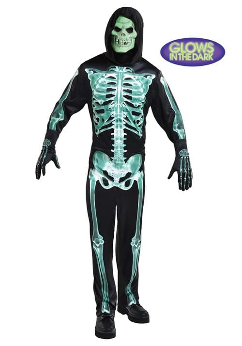 Glow-in-the-Dark Skeleton Man Costume
