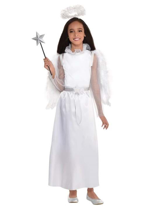 Starlight White Angel Girls Costume