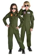 Top Gun Movie Flight Uniform Kids Costume