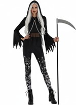 Women's Goth Reaper Costume 1