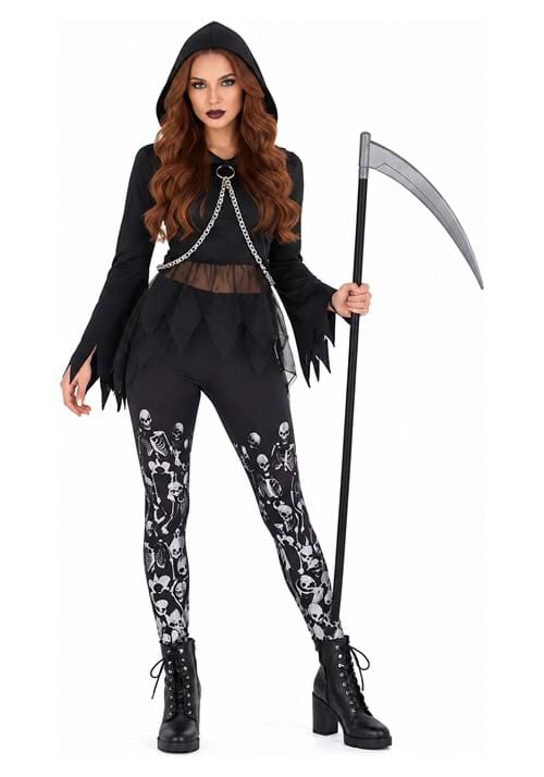 Women's Goth Reaper Costume upd