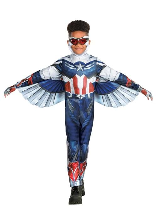 Captain America Falcon Winter Soldier Boys Costume