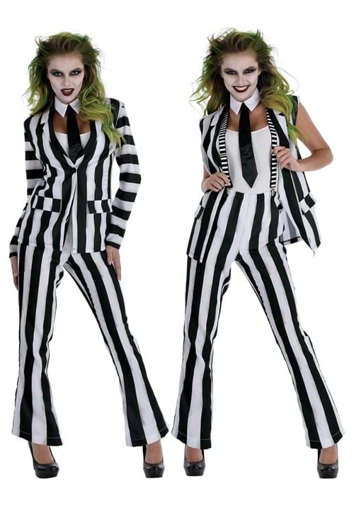 Beetlejuice Classic Suit Womens Costume