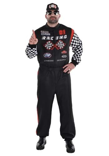 Race Car Driver Classic Jumpsuit Mens Costume