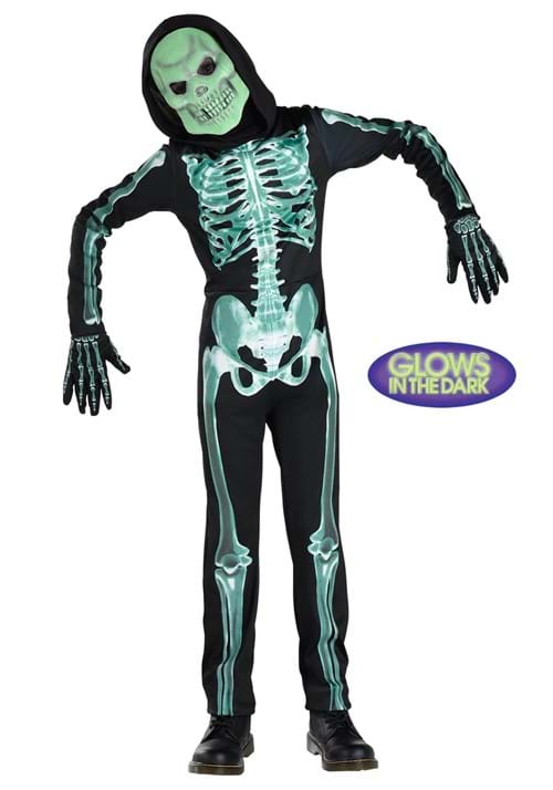 Boys Glow in the Dark Skeleton Toddler Costume