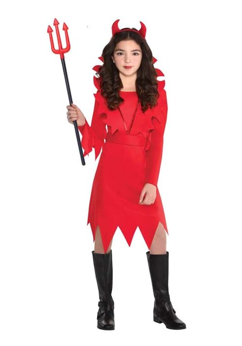 Devious Devil Costume for Girls