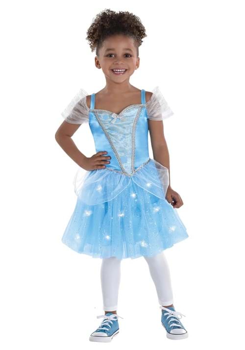 Girls Toddler Cinderella Light Up Costume Dress