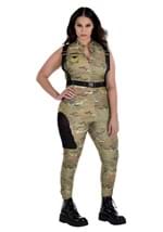 Plus Size Soldier Jumpsuit Womens Costume