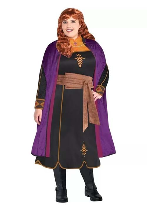 Plus Size Disney Anna Costume Dress for Women
