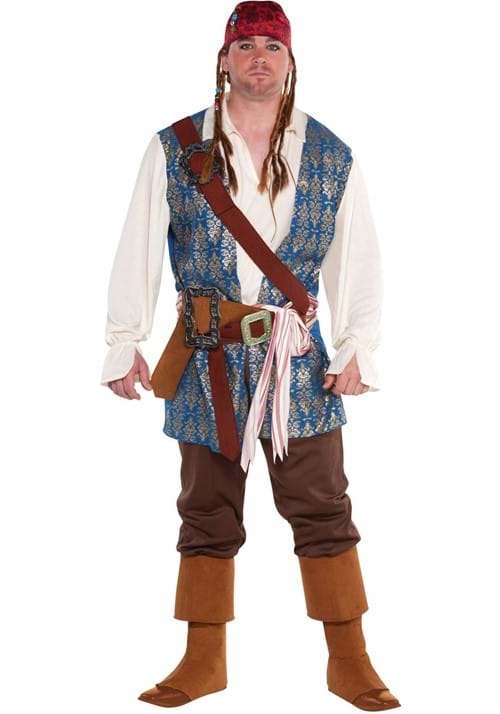 MENS0 PLUS JACK SPARROW COSTUME