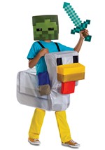 Kids Classic Minecraft Chicken Jockey 'Pop Out' Ri Alt 1