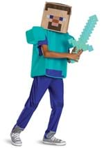Classic Minecraft Kids Steve Pop Out Costume Alt 1