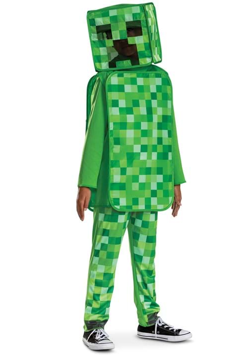 Classic Minecraft Kids Creeper Pop Out Costume