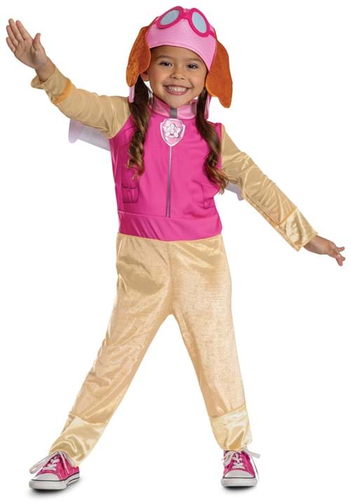Girls Classic Paw Patrol Skye Toddler Costume
