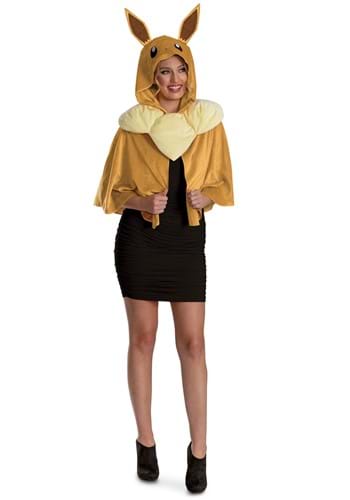 Adult Child Pokemon Eevee Costume Hooded Cape Alt 4