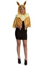 Adult Child Pokemon Eevee Costume Hooded Cape Alt 4