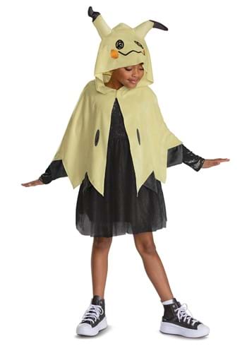 Adult Child Pokemon Mimikyu Costume Hooded Cape Alt 3